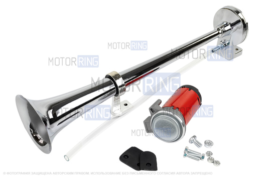 Звуковой сигнал воздушный SEM-ALI 140 180W (рожковый) для ВАЗ и иномарок