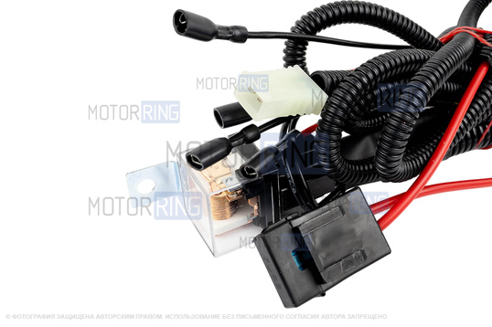 Проводка штатного подключения звукового сигнала SEM-ALI (135, 140, 145) с реле для ВАЗ 2108-21099, 2110-2112, 2113-2115, Лада Калина, Калина 2, Гранта, Гранта FL, Приора, Веста, Веста NG, Нива 4х4, Нива Легенд, Нива Тревел, Шевроле Нива