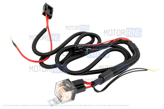 Проводка штатного подключения звукового сигнала SEM-ALI (135, 140, 145) с реле для Renault, Citroen, Peugeot 1 поколения