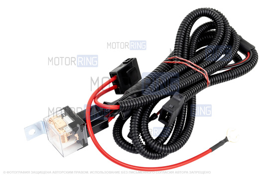 Проводка штатного подключения звукового сигнала SEM-ALI (135, 140, 145) с реле для Renault, Citroen, Peugeot 1 поколения