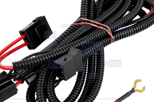 Проводка штатного подключения звукового сигнала SEM-ALI (135, 140, 145) с реле для Renault, Citroen, Peugeot 1 поколения