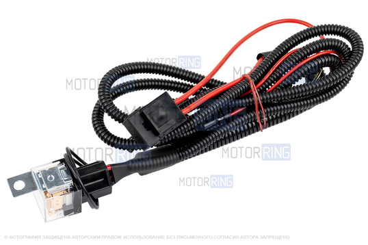 Проводка штатного подключения звукового сигнала SEM-ALI (135, 140, 145) с реле для Chevrolet, Nissan, Opel, Volvo 2 поколения, Ford 1 и 2 поколений