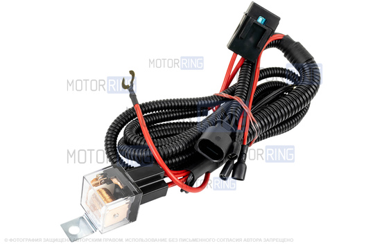 Проводка штатного подключения звукового сигнала SEM-ALI (135, 140, 145) с реле для BMW 2 поколения_1