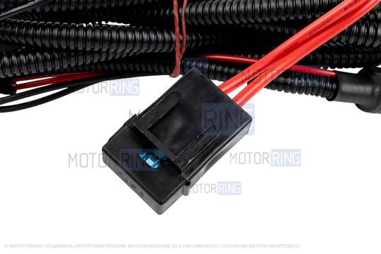 Проводка штатного подключения звукового сигнала SEM-ALI (135, 140, 145) с реле для BMW 2 поколения