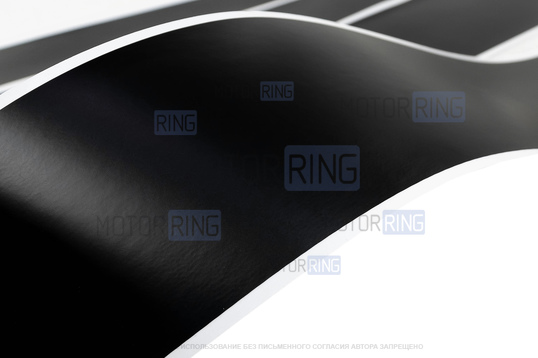 Накладки стоек дверей черные матовые для Лада Гранта, Гранта FL лифтбек