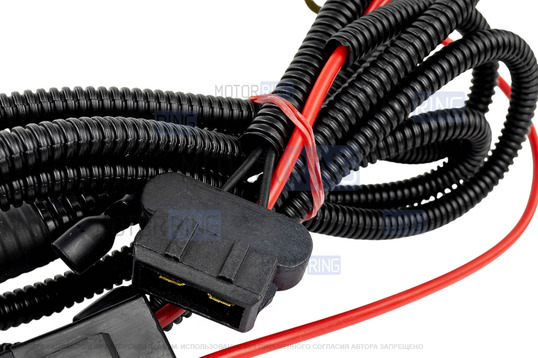 Рожковый воздушный звуковой сигнал SEM-ALI 140 c проводкой штатного подключения для Skoda, Audi, Seat, Volkswagen 1 поколения