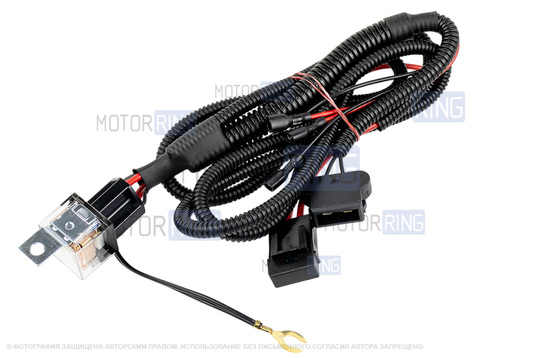 Рожковый воздушный звуковой сигнал SEM-ALI 140 c проводкой штатного подключения для Skoda, Audi, Seat, Volkswagen 1 поколения