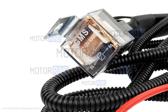 Рожковый воздушный звуковой сигнал SEM-ALI 140 c проводкой штатного подключения для Skoda, Audi, Seat, Volkswagen 1 поколения