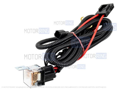 Рожковый воздушный звуковой сигнал SEM-ALI 140 c проводкой штатного подключения для Honda 1 поколения