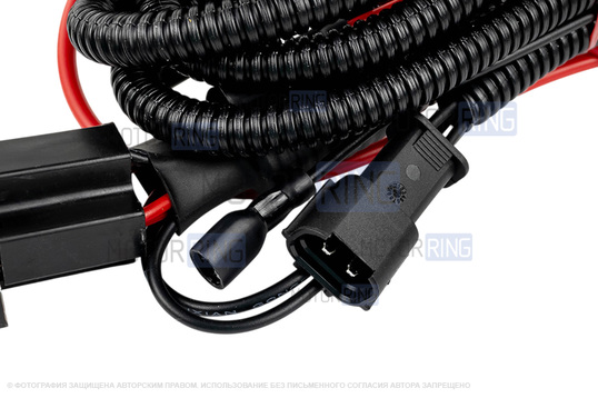 Рожковый воздушный звуковой сигнал SEM-ALI 140 c проводкой штатного подключения для Hyundai, KIA 2 поколения