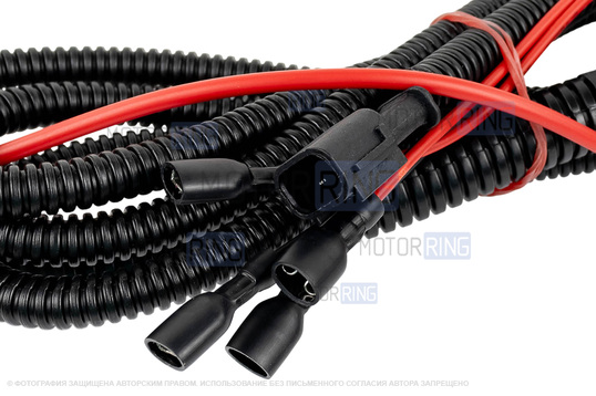 Рожковый воздушный звуковой сигнал SEM-ALI 140 c проводкой штатного подключения для Honda 2 поколения