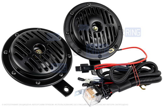 Дисковый воздушный звуковой сигнал SEM-ALI 135 c проводкой штатного подключения для ВАЗ 2108-21099, 2110-2112, 2113-2115, Лада Калина, Калина 2, Гранта, Гранта FL, Приора, Веста, Веста NG, Нива 4х4, Нива Легенд, Нива Тревел, Шевроле Нива_1