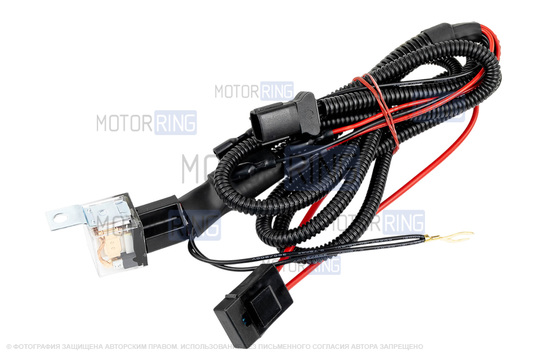 Дисковый воздушный звуковой сигнал SEM-ALI 135 c проводкой штатного подключения для KIA, Hyundai 1 поколения