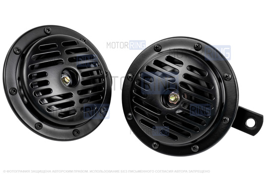 Дисковый воздушный звуковой сигнал SEM-ALI 135 c проводкой штатного подключения для Skoda, Volkswagen, Audi, Mercedes-Benz, Seat 2 поколения