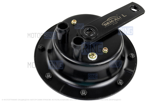 Дисковый воздушный звуковой сигнал SEM-ALI 135 c проводкой штатного подключения для BMW 2 поколения