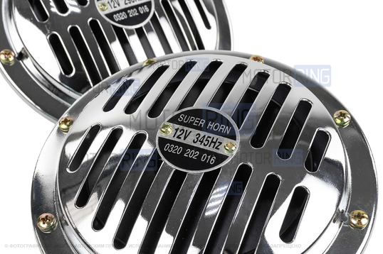 Дисковый воздушный звуковой сигнал SEM-ALI 145 c проводкой штатного подключения для Skoda, Volkswagen, Audi, Mercedes-Benz, Seat 2 поколения