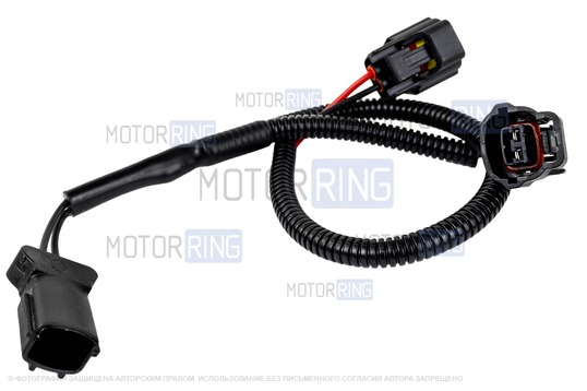 Рупорный воздушный звуковой сигнал SEM-ALI 133 c проводкой штатного подключения для KIA, Hyundai 1 поколения