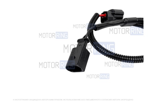 Рупорный воздушный звуковой сигнал SEM-ALI 133 c проводкой штатного подключения для Skoda, Volkswagen 1,2 поколений, Audi, Seat, Mercedes-Benz 2 поколения