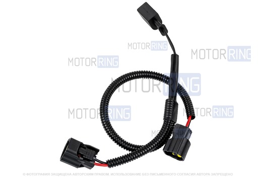 Рупорный воздушный звуковой сигнал SEM-ALI 133 c проводкой штатного подключения для Skoda, Volkswagen 1,2 поколений, Audi, Seat, Mercedes-Benz 2 поколения