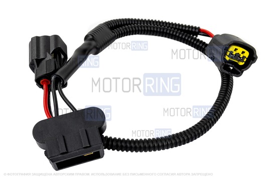 Рупорный воздушный звуковой сигнал SEM-ALI 133 c проводкой штатного подключения для Skoda, Audi, Seat, Volkswagen 1 поколения