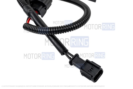 Рупорный воздушный звуковой сигнал SEM-ALI 133 c проводкой штатного подключения для Honda 2 поколения