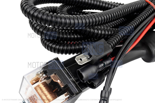 Рожковый воздушный звуковой сигнал SEM-ALI 140 c проводкой штатного подключения для Mazda 1 и 2 поколений, Mitsubishi 2 поколения, Волга