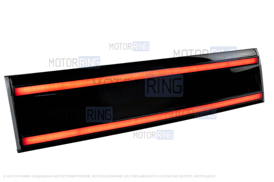 Диодный черный катафот багажника в стиле Ауди для ВАЗ 2110_1