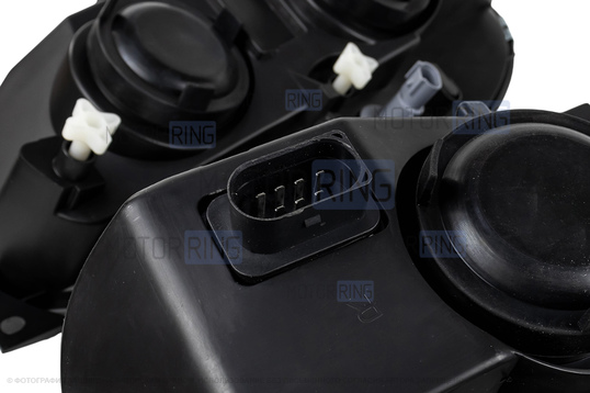 Тонированные фары с линзой (Bi-Led) для Шевроле Нива