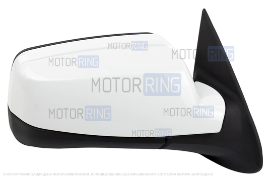 Боковое зеркало Люкс с антибликом, обогревом и электроприводом в цвет для Лада Калина, Калина 2, Гранта, Datsun