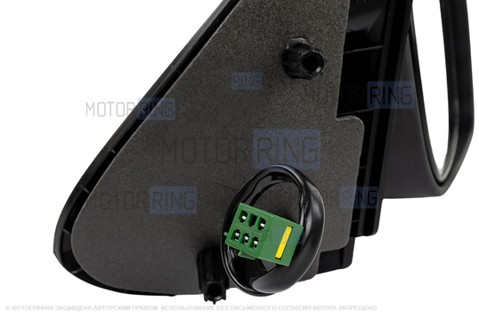 Боковое зеркало Люкс с антибликом, обогревом и электроприводом в цвет для Лада Калина, Калина 2, Гранта, Datsun