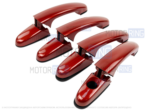 Евроручки дверей Тюн-Авто окрашенные в цвет Калина (104) для Лада Калина, Калина 2, Гранта_1