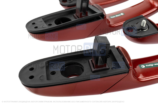 Евроручки дверей Тюн-Авто окрашенные в цвет Калина (104) для Лада Калина, Калина 2, Гранта