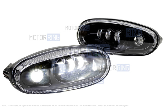 Диодные ПТФ Sal-Man 50W 4600lux для Шевроле Ланос_1