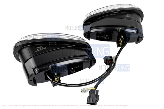 Диодные ПТФ Sal-Man 50W 4600lux для Шевроле Ланос