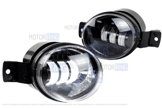 Диодные ПТФ Sal-Man 50W 4600lux для БМВ 1, X1, X3, X5, X6_1