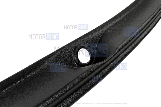 Накладка в проём стеклоочистителей (жабо) ТюнАвто для Лада Ларгус