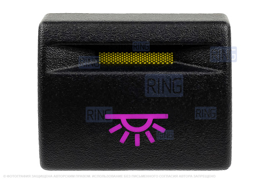 Пересвеченная кнопка салонного освещения с индикацией для Лада Приора, Калина 2, Гранта, Гранта FL, Нива Легенд_1