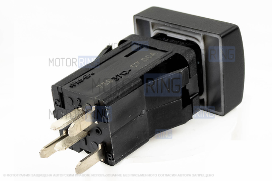 Пересвеченная кнопка салонного освещения с индикацией для Лада Приора, Калина 2, Гранта, Гранта FL, Нива Легенд