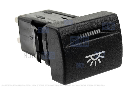 Пересвеченная кнопка салонного освещения с индикацией для Лада Приора, Калина 2, Гранта, Гранта FL, Нива Легенд