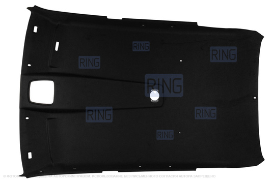 Черная обивка потолка под новый малый плафон для Шевроле Нива, Лада Нива Тревел_1