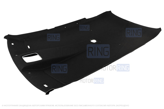 Черная обивка потолка под новый малый плафон для Шевроле Нива, Лада Нива Тревел