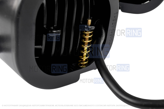 Двухцветные (3000 и 6000к) диодные противотуманные фары Sal-Man 50W 4600lux для Тойота, Лексус