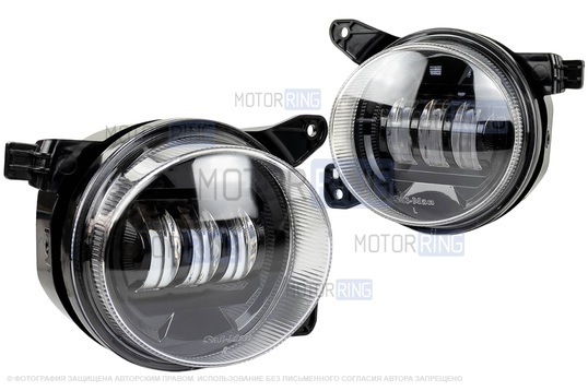 Диодные ПТФ Sal-Man 50W 4600lux для БМВ 3, 5, X3, X5, X6