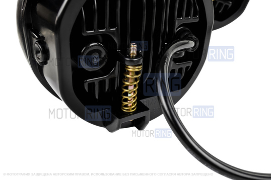 Двухцветные диодные ПТФ sal-man 50W 4600lux (бело-синий 6000К и желтый 3000К) для БМВ 3, 5, X3, X5, X6