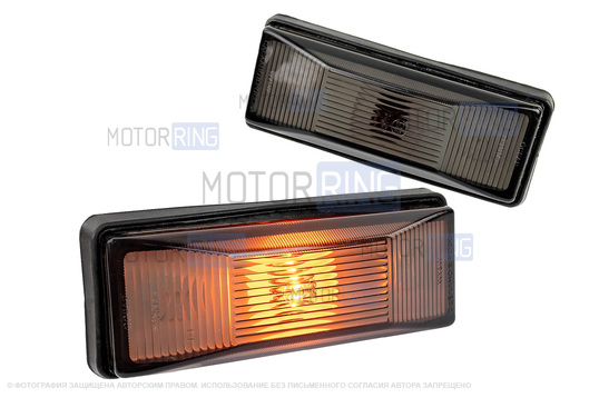 Повторители указателей поворотов (2шт) с тонированным стеклом для ВАЗ 2106, Лада 4х4, Нива Легенд_1