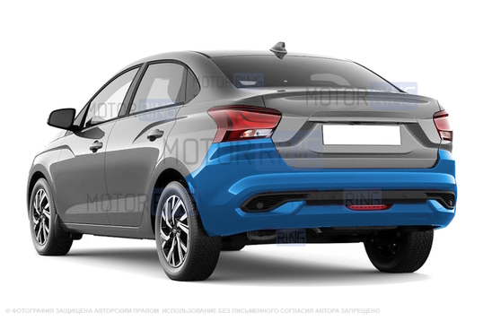 Задний бампер (голый) для Лада Искра, Искра SW_1