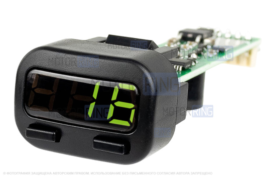 Бортовой компьютер ШТАТ Х1-M Универсал вместо заглушки кнопки для ВАЗ 2108-21099, 2110-2112, 2113-2115, Лада Калина, Шевроле Нива