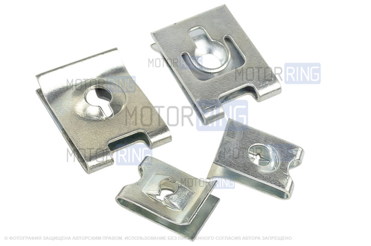 Комплект крепления передних брызговиков для Лада Калина, Калина 2, Гранта, Гранта FL, Датсун 