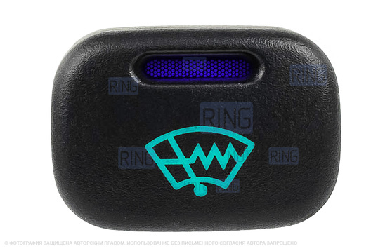 Пересвеченная кнопка обогрева зоны покоя дворников с индикацией для ВАЗ 2113-2115, Лада Калина, Нива Тревел, Шевроле Нива_1