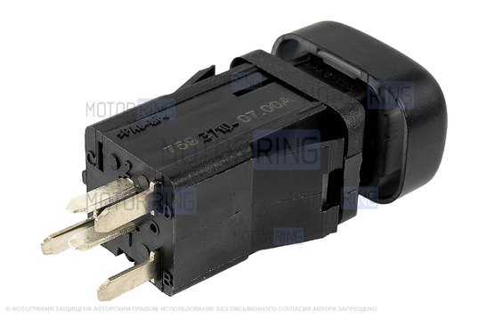 Пересвеченная кнопка обогрева зоны покоя дворников с индикацией для ВАЗ 2113-2115, Лада Калина, Нива Тревел, Шевроле Нива